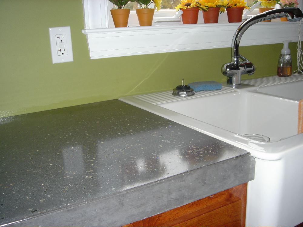 Concrete Countertops Design Forms and Finishes for the New Kitchen and Bath