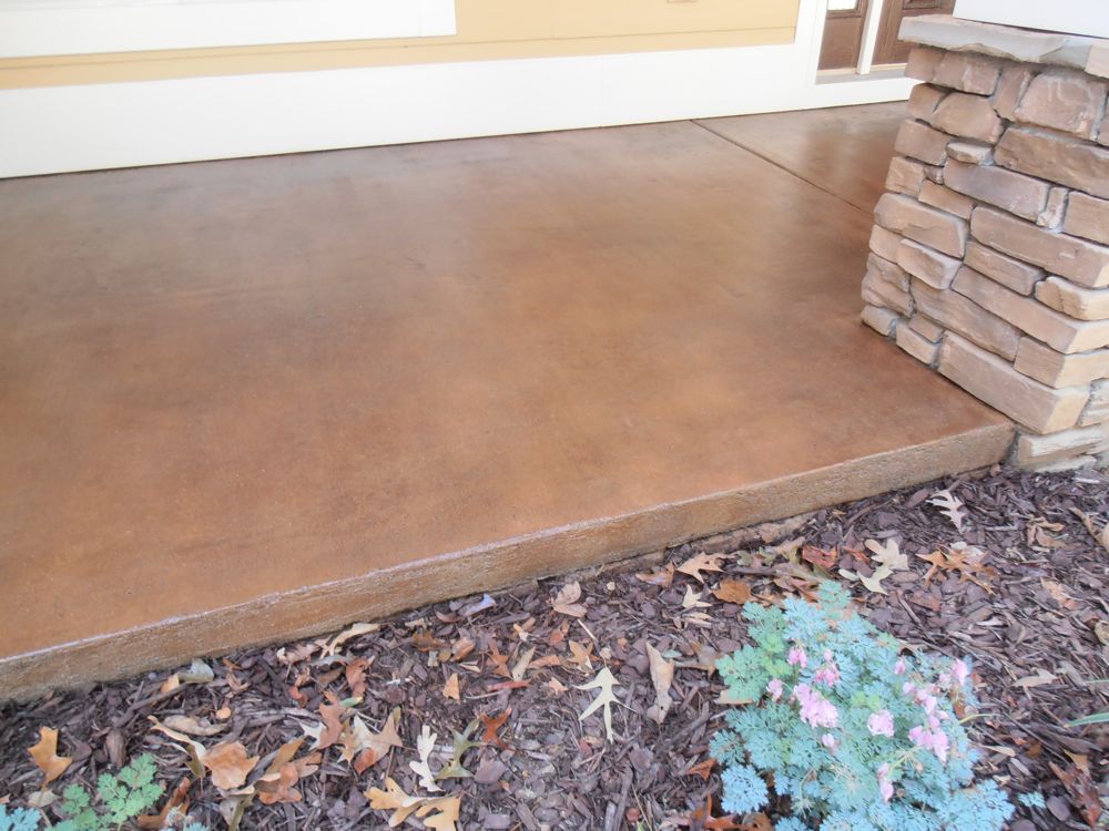 stained concrete ideas for exterior