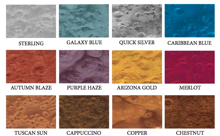 Epoxy Plus Color Chart