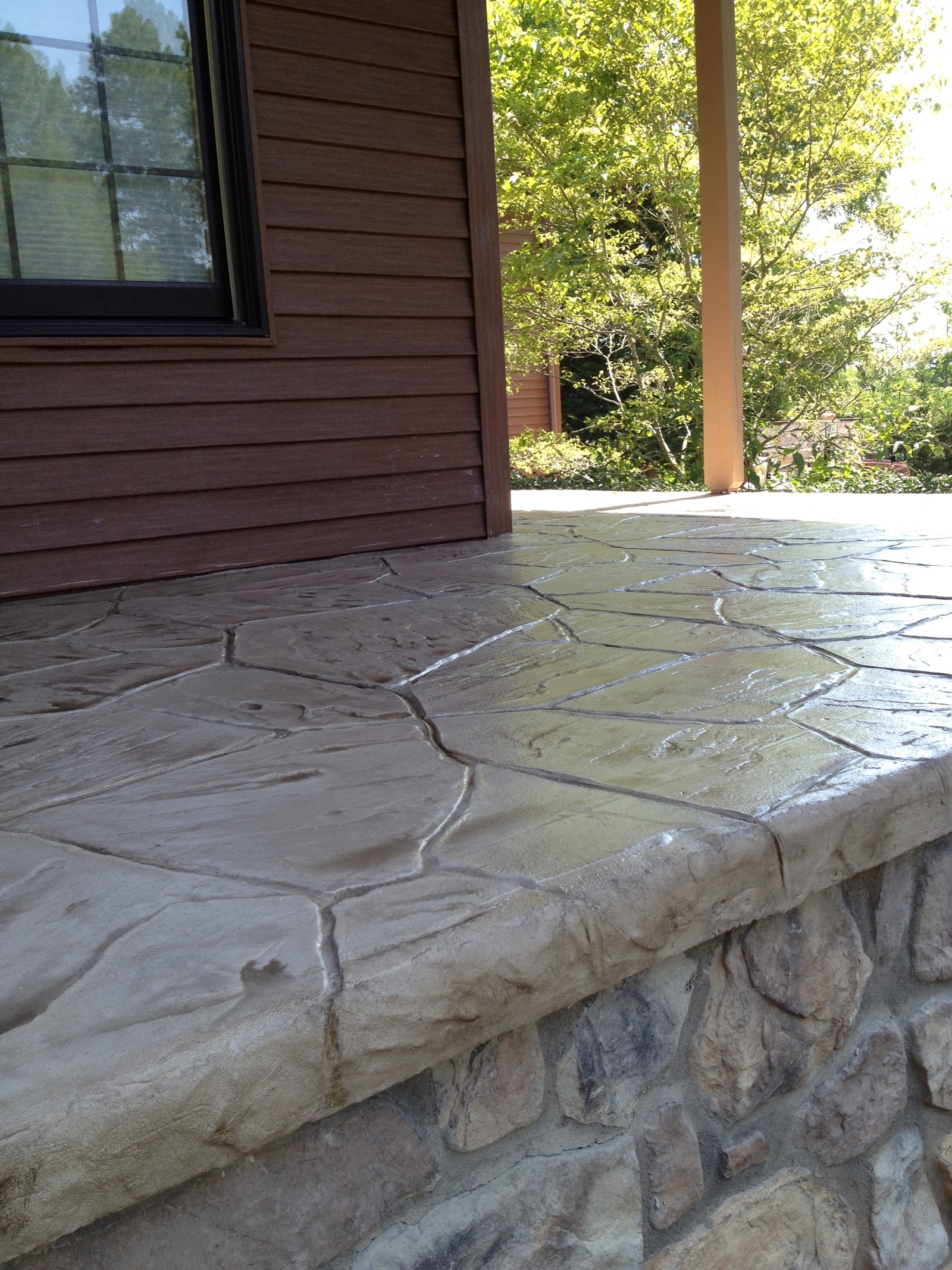 Stamped Concrete Overlay - Decorative Concrete of Virginia (VA)